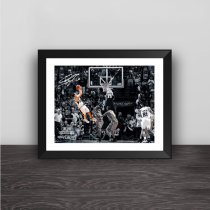 Manu Ginobili Classic Lest Solid Wood Decorative Photo Frame Photo Wall Table Hanging Frame Ornaments Gift