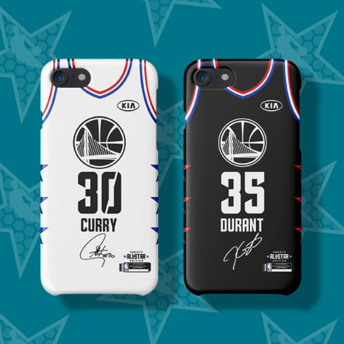 2019 All-Star jersey section iphone7 8 XSMAX XR 6s plus cell phone protective shell CuriDurant