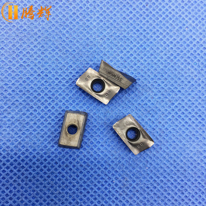 Imported second-hand tool Walter CNC milling blade clear angle blade 16R0 8 color 9 into new milling stainless steel