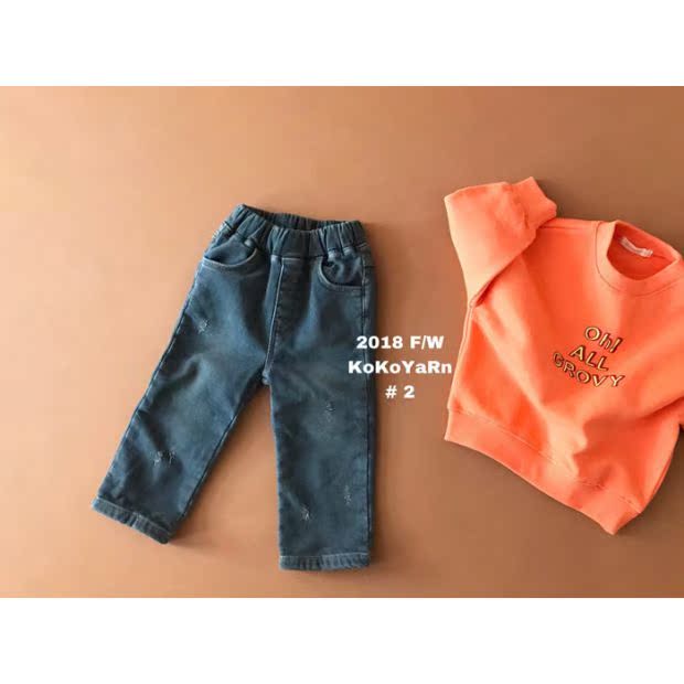 Quần tây trẻ em Zhongda mẫu mùa đông Hàn Quốc mua quần áo trẻ em trai cộng với quần jean nhung trẻ em quần hoang dã 10.14 đồ bơi cho bé gái