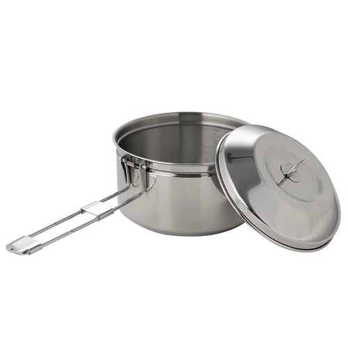 Ретро вместительный и большой японский ланч-бокс из нержавеющей стали для кемпинга, чайник