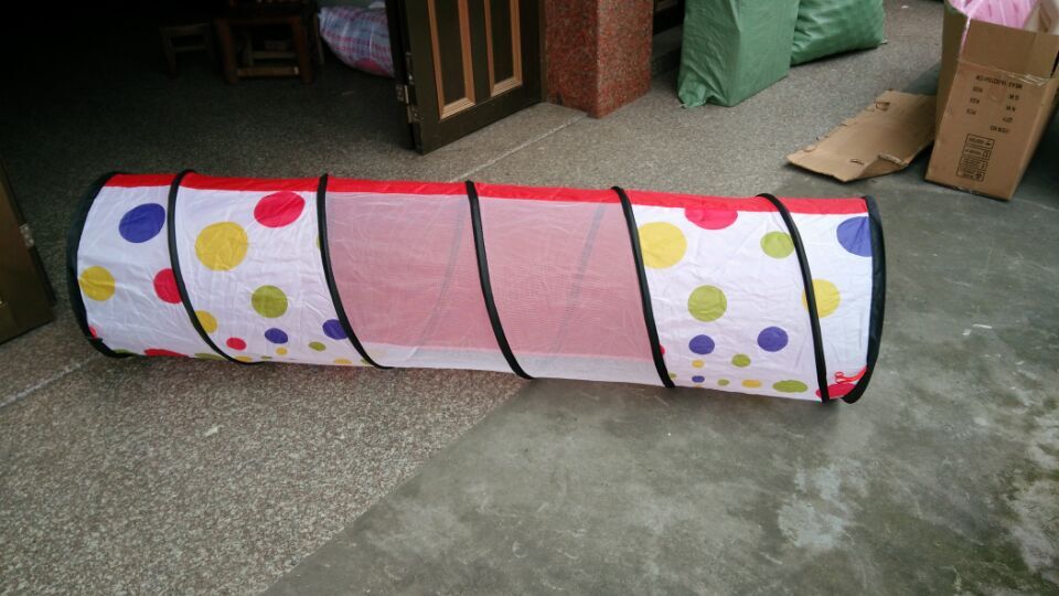 Child Tunnel Tent Sunshine Rainbow Time Crawl Silo Baby Drill Hole Kindergarten Feel Integrated Training Equipment Toy