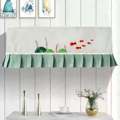 Creative cloth patch embroidered air-conditioning cover bedroom windshield is turned on without direct blow-proof Gree wall-mounted air-conditioning dust cover cover