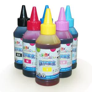 Mực máy in phun nội địa thương hiệu mới với hộp mực màu mực chai dung tích lớn 100ML - Mực