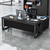 Boss table Chief desk single supervisor desk simple modern combination office table and chair fashion furniture