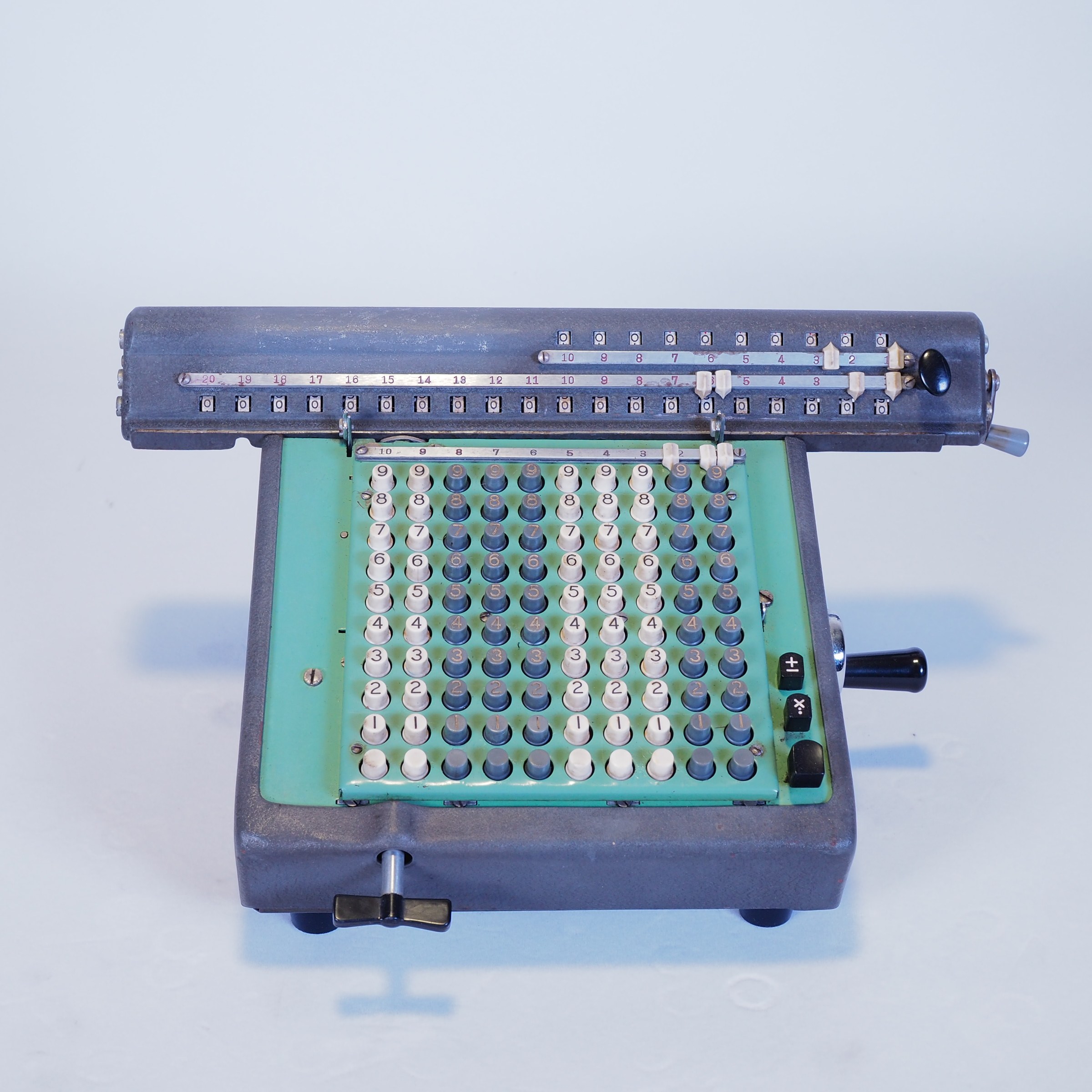 怀旧古董上海1970年通用牌手摇计算器古董机械电脑西洋算盘摆件评价- 淘宝网