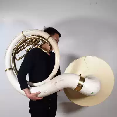 Second-hand musical instrument bass big bang large Western musical instrument brass wind instrument props decoration decoration