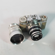 Antique German Braun Brown Paxette Paxette double dial 135 film film camera with dual lenses