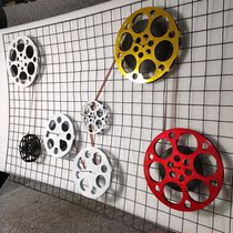 Retro nostalgic old film 16mm 16mm film film piece creative props decoration set