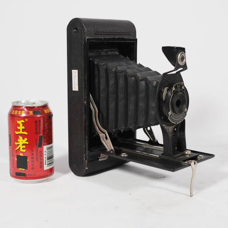 Камеры 1930年代西洋古董柯达kodak皮腔相机折叠相机口袋机快门工作7.5品