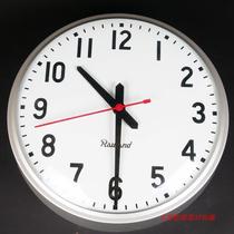 1950s American Antique Industrial Wall Clock Clock Metal Case Plug-In 110V