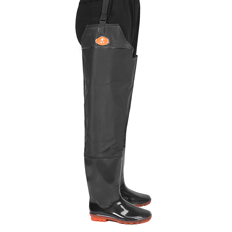 Giày ống cao được cấy trên đầu gối đi mưa nước không thấm nước - Rainshoes giày lười nam chống nước