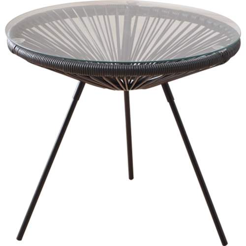 Небольшой журнальный столик сталь стальная гостиная дома пить чай маленький круглый столик балкон -балкон ротан