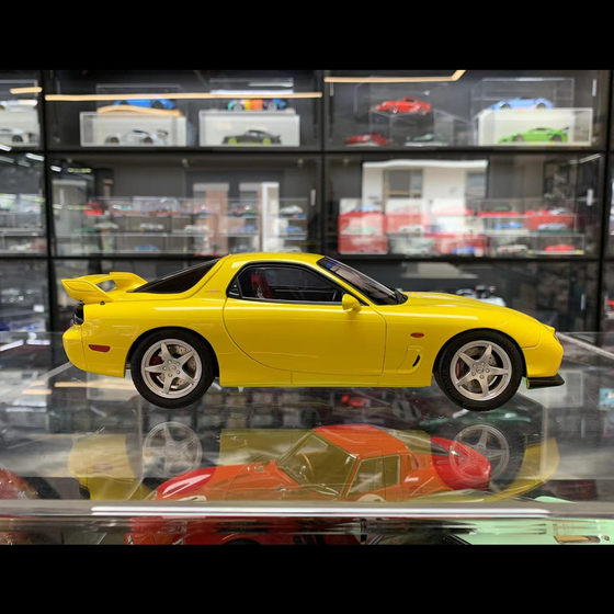 Polar Master Pm 1:18 Mazda Rx7 Fd3S Initial D Alloy Car Model