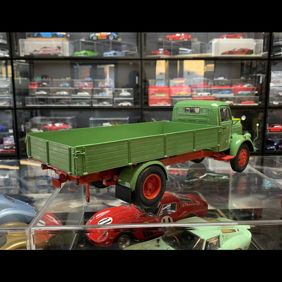 Special Offer Schuco 1:18 Mercedes-Benz L3500 Truck Transporter Flatbed Trailer Car Model