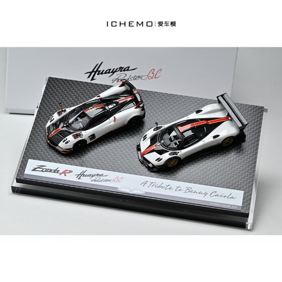 Dmh 1:64 Pagani Zonda R Pagani Varadero Convertible Bc Double Car Set Resin Car Model