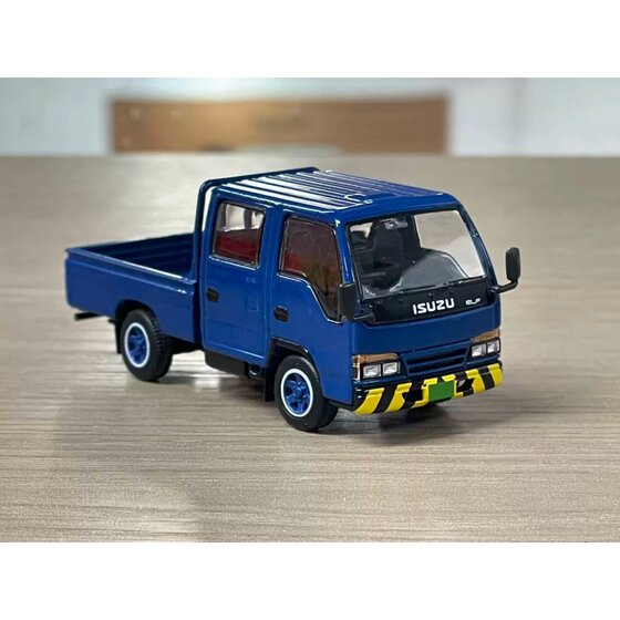 Dbgt 1:64 Isuzu Nhr Light Truck Yellow Dark Blue Alloy Car Model