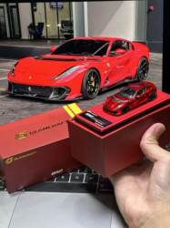 Glamcraft 1:64 Lamborghini 812C Alloy Full-Open Car Model Collectible Model