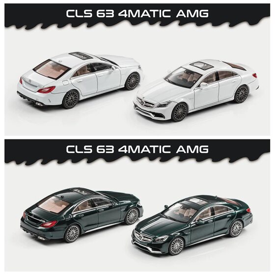 Mortal 1:64 Mercedes-Benz Cls63 Amg Demon Eye Openable Hood Alloy Car Model in Stock