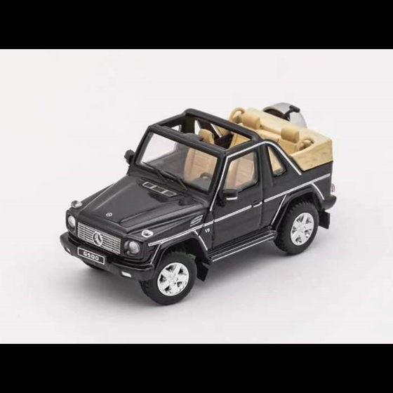 Gcd 1:64 Mercedes-Benz G500 Convertible Off-Road Vehicle Comes with Interchangeable Tires and a Carport Alloy Car Model