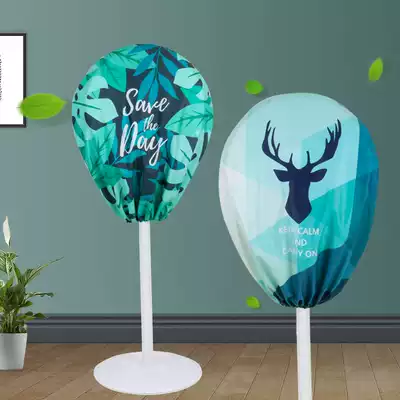 Nordic wind triangle deer electric fan dust cover all-round floor cover household table vertical electric heating fan cover