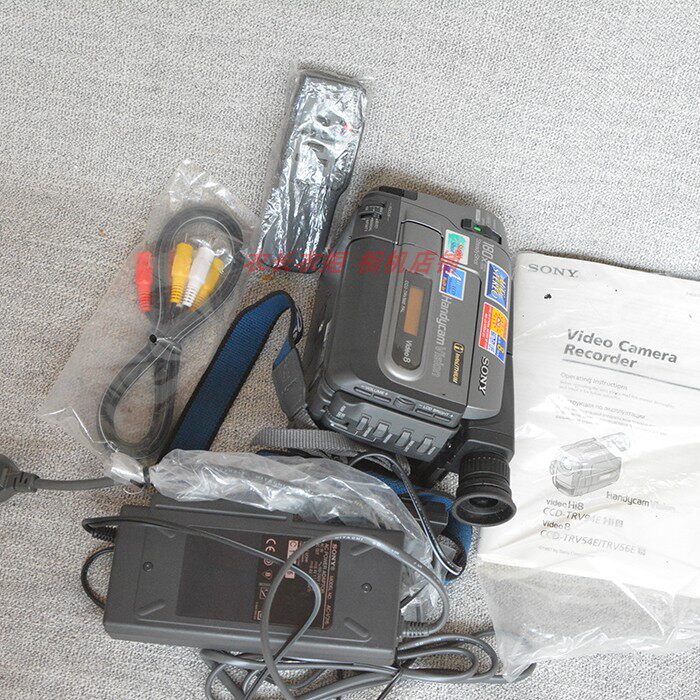 Sony ccd-trv56e 8mm tapes camera handheld dv old color retro machine