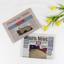 ins style retro old English newspaper photo props decoration jewelry Foreign newspaper shooting photo background paper