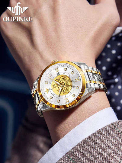 瑞士正品牌男士手表一帆风顺商务扬帆起航高档腕表真金真钻送礼物