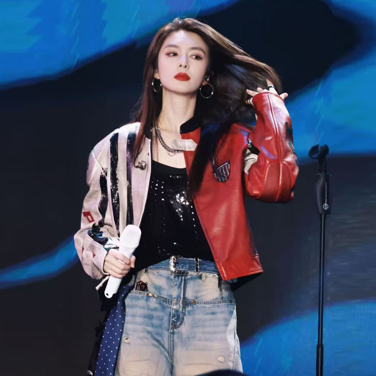 Celebrity Style Fu Jing 101 American Short Jacket Unisex Loose Leather Jacket Zipper Jacket Biker Style Street High Street Celebrity Style Fu Jing 101 American Short Jacket Unisex Loose Leather Jacket Zipper Jacket Biker Style Street High Street