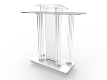 Gondola podium acrylic podium speakers podium European-style welcome desk reception desk guest desk
