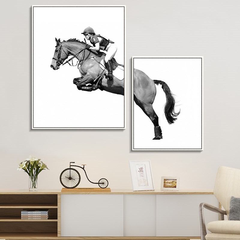 Huahua teen bedroom bed head decoration painting Personality boy Modern room Dining room American creative living room Simple