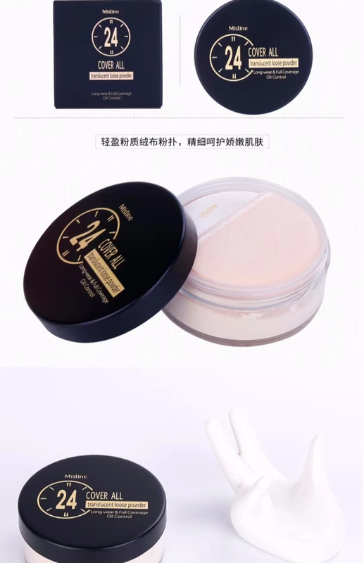 Thái Lan Mistine chính hãng 24 giờ lâu trôi phấn trang điểm bột lỏng nhẹ nhẹ trang điểm kiểm soát không thấm nước dầu - Quyền lực kem trang điểm không cần phấn phủ