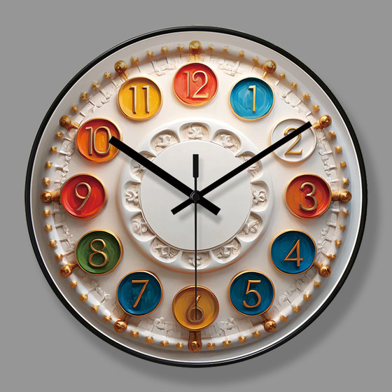 Yipula 7125 wall clock creative personality art clock living room new quartz clock home silent sweep second wall clock