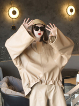 Han - yang bf fan loose fur coat female Han - yard fat fat - coat MM tide