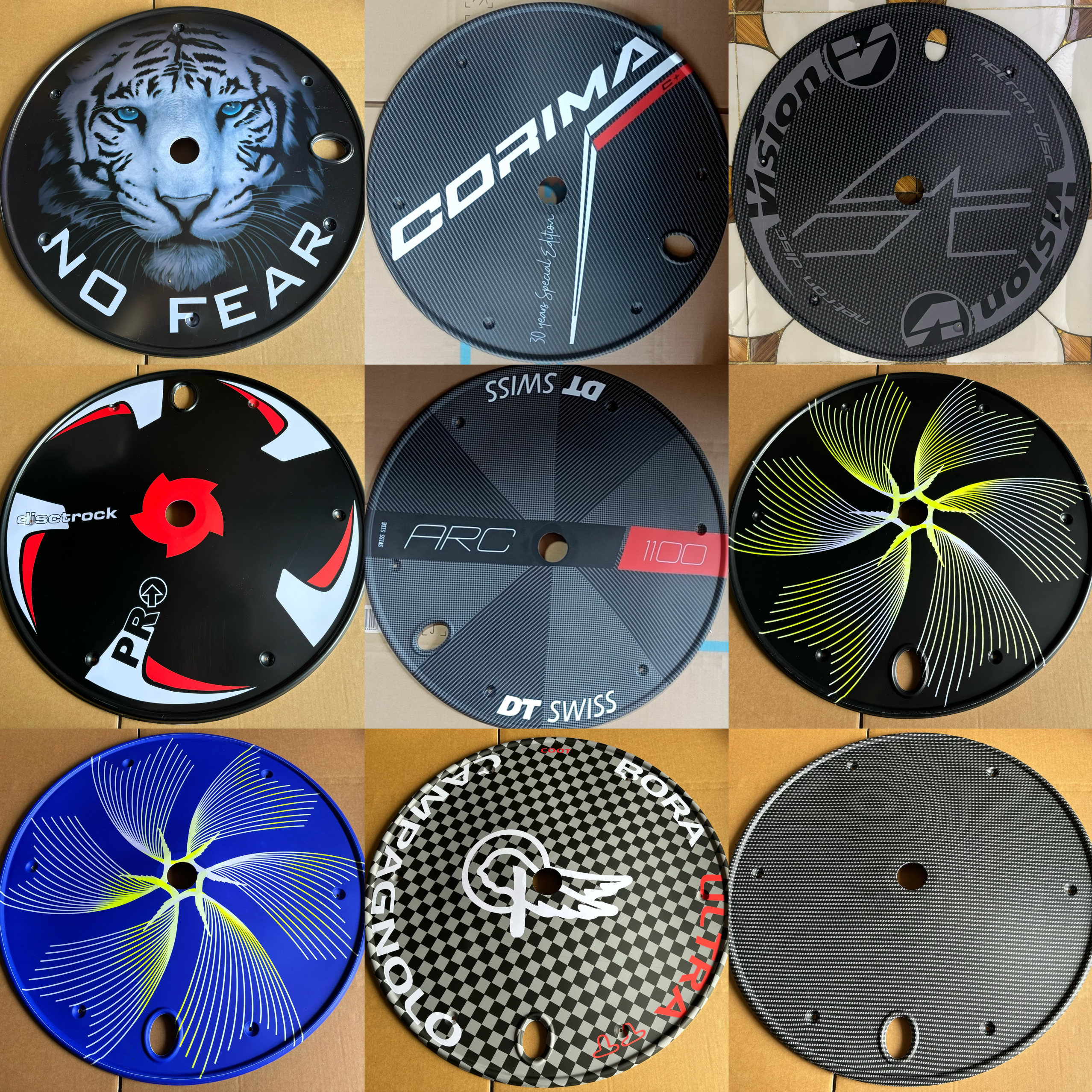 ディスクホイールカバー ディスクホイールカバー 700C カーボンピクシー三脚ホイールセット保護