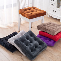 Plush thickened dining chair cushion chair cushion cushion stool butt cushion office chair cushion seat futon cushion