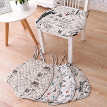 Cotton linen thin cushion washable dining chair cushion chair cushion cushion stool butt cushion office chair cushion seat