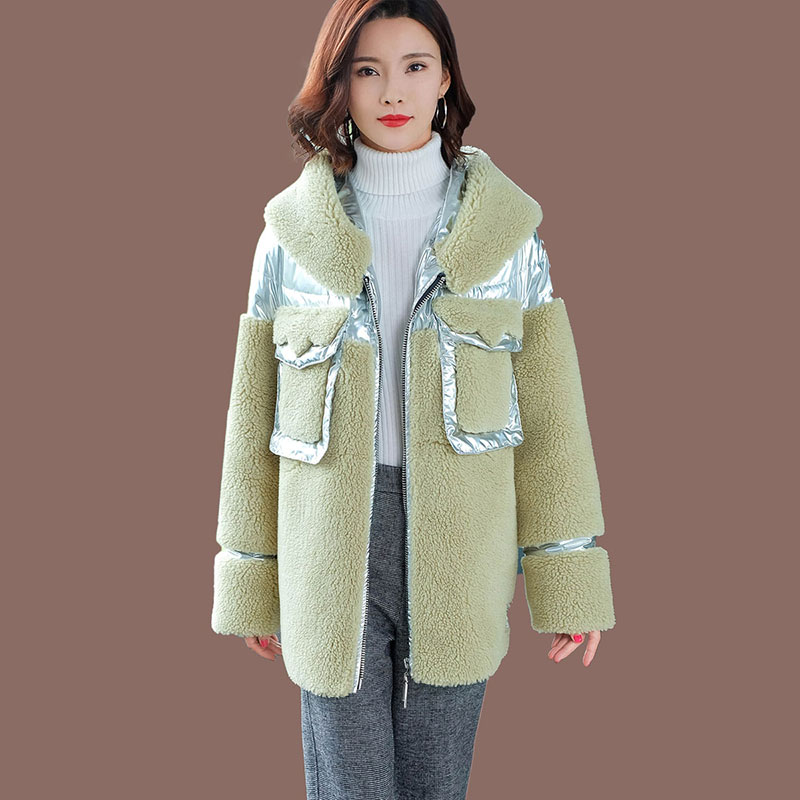 Hengyuanxiang khâu len hạt dệt kim mùa thu / đông 2019 mới rời Hàn Quốc phiên bản phụ nữ cardigan của thủy triều áo khoác