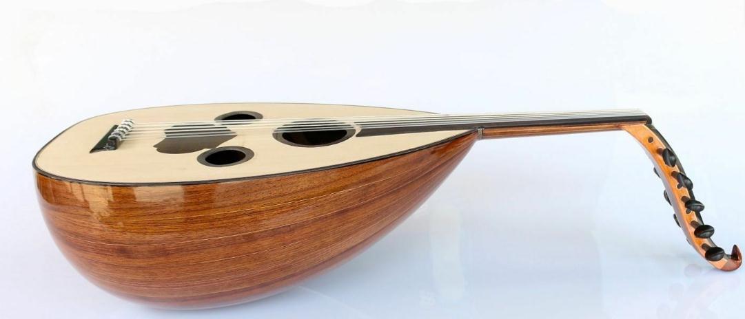 Turkish Arab Udezin hand - made walnut maker Middle East Biwa Guitar ancestors