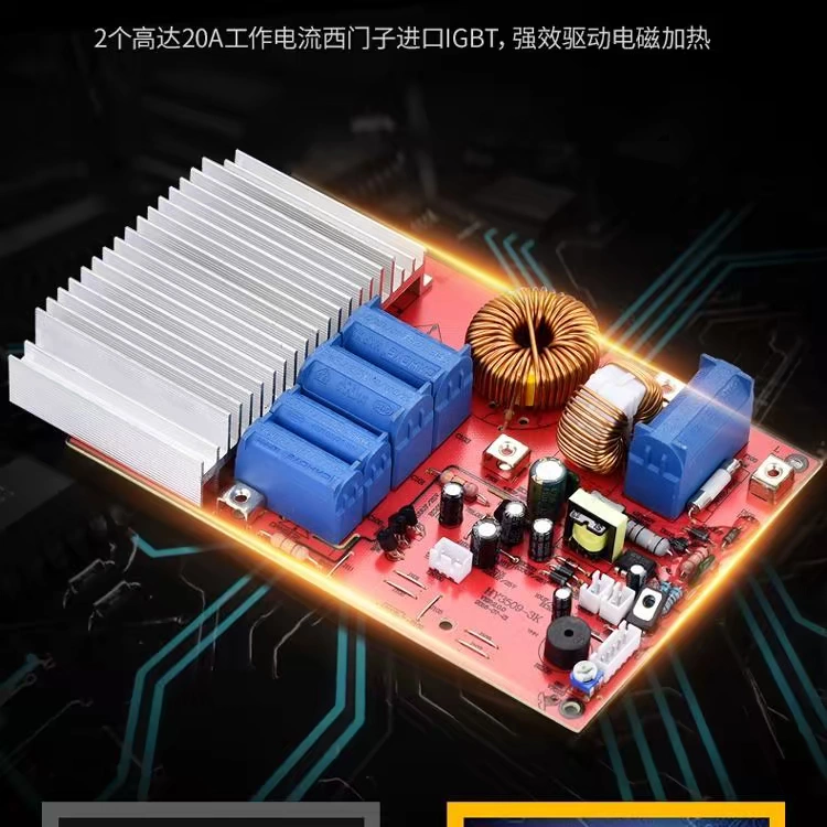 Bếp điện từ nhỏ ngu ngốc Hộ gia đình Công suất cao 3500W Canteen Hotel Thương mại Lò nung phẳng Bếp điện từ thương mại Đặc biệt - Bếp cảm ứng