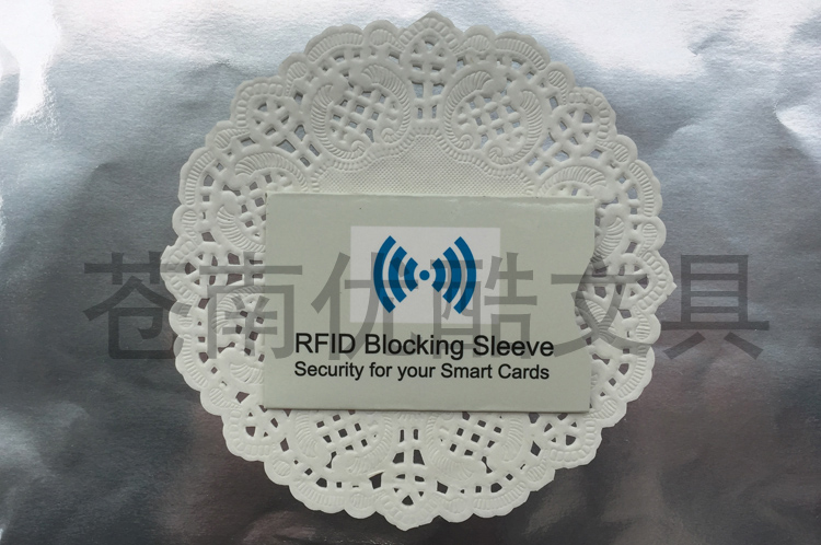 NFC lá chắn chống degaussing thẻ bìa RFID che chắn gói IC thẻ ngân hàng chống trộm bàn chải nhôm lá thiếc tùy chỉnh ví đựng tiền mini nữ