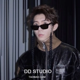 Кошачья каркаса Дженни Дженни Дженни Тот же стеклянные очки Маленькая красная книга персонализированная поляризованные солнцезащитные очки 1996 года