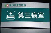 Factory direct: aluminum alloy Section Room Cards School Arc Baking Lacquer Logo Hospital Signage Signs Door Signs