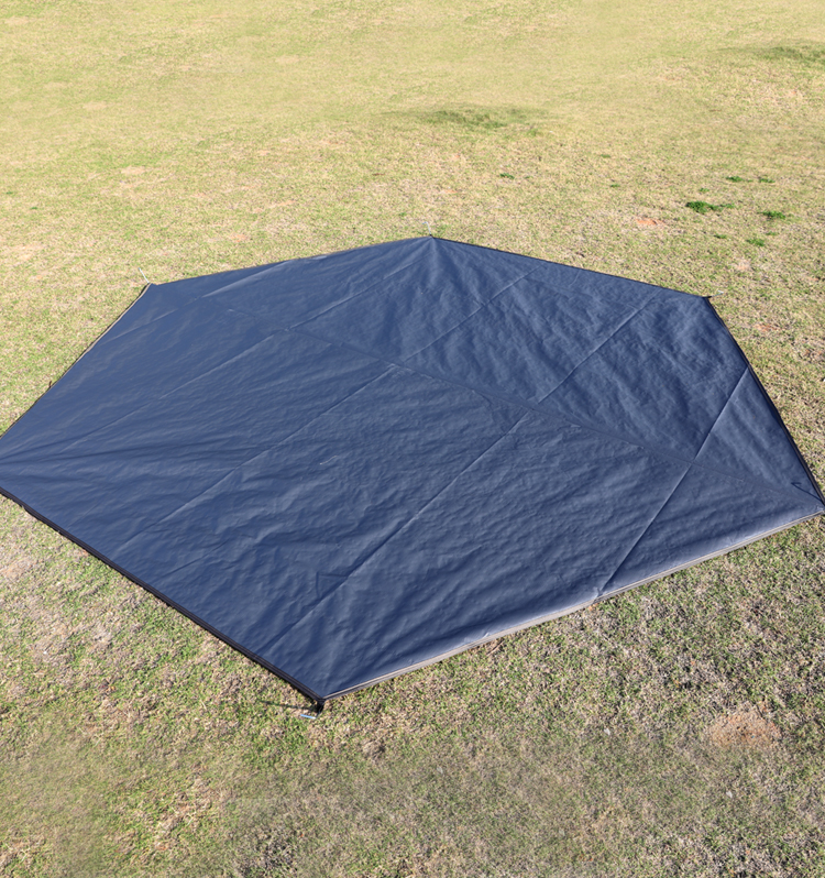 Hexagonal tent PE floor mat mat moisture-proof mat supporting outdoor grass moisture-proof and dirty hexagonal tent special floor mat