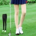 Mùa thu và mùa đông mới quần legging golf PGM dày cộng với nhung ấm 800D quần cao eo cao bước chân