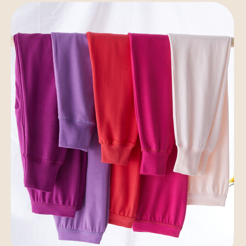 Sanitary pants women's inner wear spring and autumn 100% cotton plus fertilizer to increase the base thin cotton wool pants large size cotton underwear sanitary pants