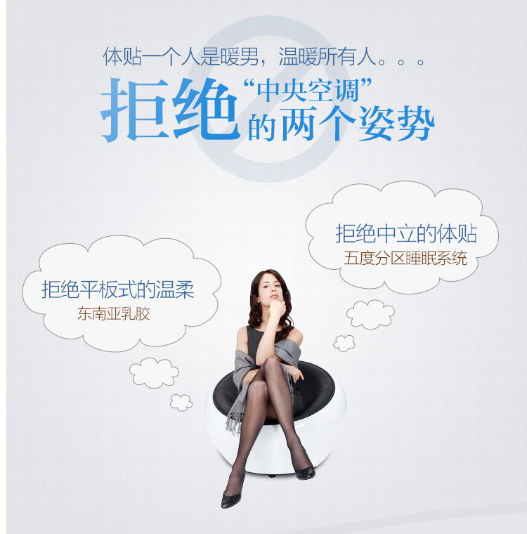Sui Po nệm cửa hàng flagship chính thức Bi Jiali thứ năm partition mùa xuân nệm Simmons người lớn độ cứng vừa phải - Nệm nệm kim đan 1m6