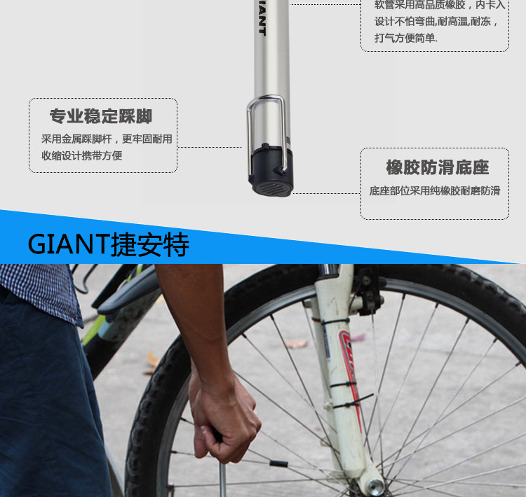 Pompe à vélo GIANT - Ref 2389223 Image 42