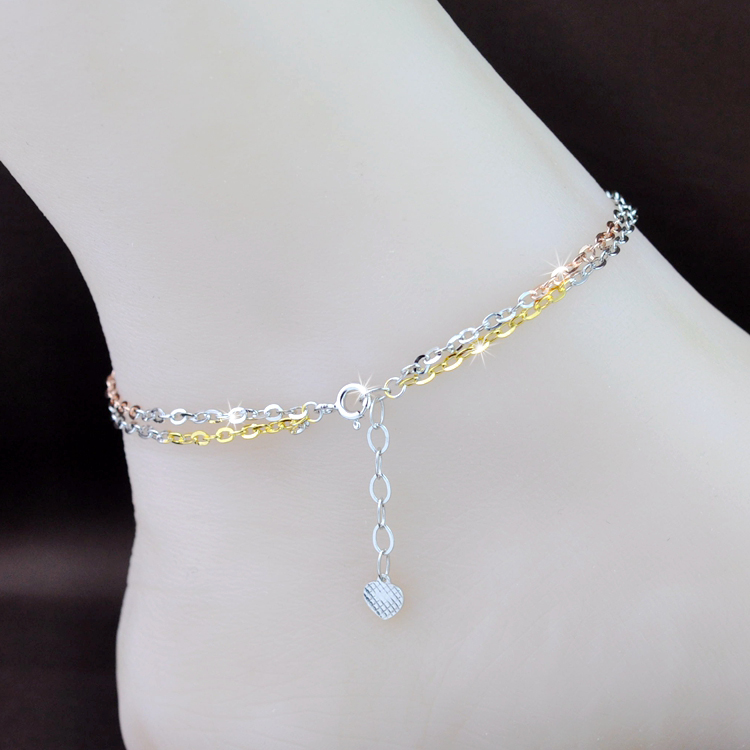 Bracelet de cheville Femme OTHER   en Argenterie - Ref 3104607 Image 4