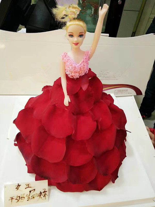 Rose Barbie Birthday Cake Booking with Tongcheng Express Shenzhen Dongguan Zhongshan Suzhou Ganzhou chatting City Distribution door-to-door
